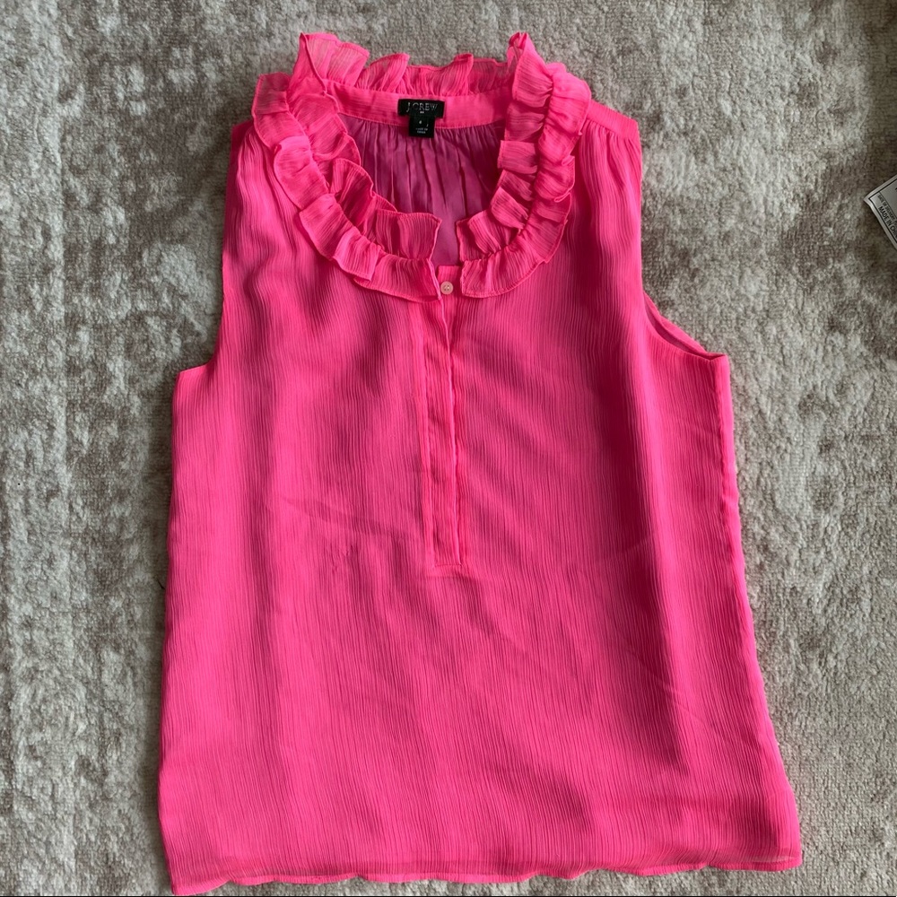 Pink Jcrew Blouse